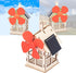 Windmill Wooden House Experiment Toy, Solar Powered DIY Kids Science Educational Experiment Toy