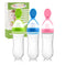 WAJIAYON Baby Food Feeder 3 Pack Silicone Baby Food Dispensing Spoon with