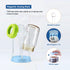 YOTIME Travel Baby Bottle Brush Set, Includes Silicone Bottle Brush, Nipple Cleaner, Straw Brush, Soap Dispenser,