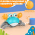 Crawling Crab Baby Toy - Light-Up Walking Dancing Moving Crab with Music & Obstacle Avoidance, Tummy Time Gifts for