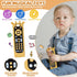 Orzbow Baby Remote Control Toy for 6 Month+, Silicone Teether Cover, Realistic Light and Sound Musical Toy, BPA Free