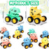20 Pack 4-8 Dinosaur Pull Back Car for Classroom Prizes, Party Favors for Kids Toddlers Years Old, Bulk Pull Back Car