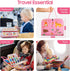 1,2,3 1-3 1-2 HumorPlay Busy Board Montessori Toys for Year Old Girl Gifts, Sensory Educational Busy Book for Toddlers
