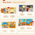 Sendhjurf 3-5 3-5-7 Montessori Busy Book for Toddlers Baby Family Quiet Book Activity Learning Travel Toys for Toddlers