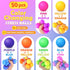 50 Pack (1.8") Stress Balls Bulk for Kids and Adults: Mini Squishy Ball for Stress Reduce - Color Changing Sensory Ball