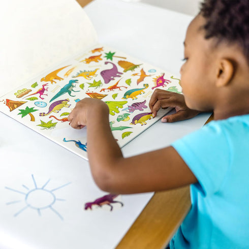 Melissa & Doug Sticker Collection Book: Dinosaurs, Vehicles, Space, and More - 500+ Stickers