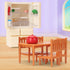3+ BananMelonBM Dollhouse Furniture icebox for Kids Toys Miniature Doll House Accessories Pretend Play Toys for Boys