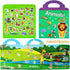 Yowlieu 3 Sets 3 4 5 3-5 Reusable Sticker Books for Kids, Travel Removable Toddler Sticker Books for Year Old Girls
