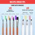 Art Vista Set 100 Set Premium Watercolor Paint Bundle with Bright Colors & Paper Pad for Beginners & Professional