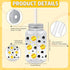 90Pcs Softball Party Favors, Bulk Softball Gifts for Team, Plastic Tumbler with Lid and Straw, Hair Ties, Keychain,