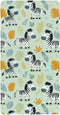 miaozhen Cotton Baby Crib Sheets for Boys Girls Soft Comfy Funny Jungle Zebras