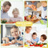 Set Suhctuptx Kids Kitchen Knives, Nylon Toddler Knife with Crinkle Cutter, Kid Safe Knife for Real Cooking, Toddlers