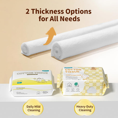 100% 33% Pack 3, 240 Winner Cotton Dry Wipes, USDA Certified Baby Wipes, Thicker & Ultra Soft, Hypoallergenic