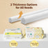 100% 33% Pack 3, 240 Winner Cotton Dry Wipes, USDA Certified Baby Wipes, Thicker & Ultra Soft, Hypoallergenic