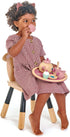 Tender Leaf Toys - Birdie Tea Set, Realistic Teapot, Cups for Pretend Afternoon Tea Party, Age 3+