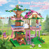 CSNRHG Set 504 6+ Dream Tree House Friends Building Friends Construction Educational Toy Pieces Gifts for Girls Teens