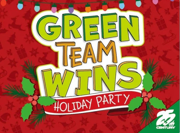 25th Century Games Green Team Wins Holiday Party - Strategy Board Game