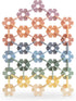 mushie HEX Connect Building Toy Set, 100 Pieces for Kids 5 Years+, Preschool Educational and Toddler Montessori Toys