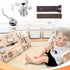 6 Pieces Busy Board DIY Accessories for Toddlers, Sensory Board Parts, Montessori Toys for Educational Play