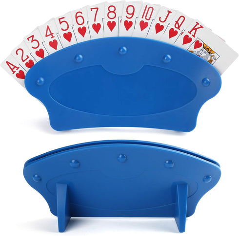 LotFancy 2 Pack Playing Card Holder for Adults, Kids, Seniors, Hands Free for Family Game Nights