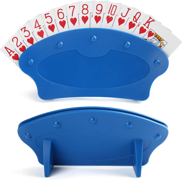 LotFancy 2 Pack Playing Card Holder for Adults, Kids, Seniors, Hands Free for Family Game Nights