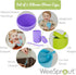 WeeSprout Silicone Baby Cups with Straws and Lids, Set of 2, 4 & 8 oz Options, Food Grade