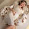 Detachable Body Pillow with Bear Print - Adjustable Maternity Support
