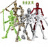6 Pack T13 Set, Dummy 13, 13 3D Action Figures Skeleton Action Figure, Titan Mini Skeletons, Action Figures for Boys