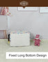 HUNRUNG Rectangle Storage Basket Cute Canvas Organizer Bin for Pet/Children Toys, Books, Clothes Perfect