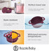 Bazzle Baby 3-Piece Silicone Suction Bowls with Lid and Spoon, BPA Free, for 4-36 Months