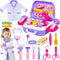GIFTINBOX Kids Doctor Kit for Girls and Boys , Purple Doctors kit