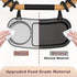 Upgraded Universal Stroller Snack Tray, Cup Holder Stroller Tray with Silicone Flexible Arms Grip, Stroller Tray