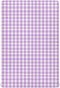 Vdsrup Crib Sheets for Boys Girl Cute Light Purple Gingham Breathable Mini Crib