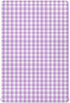 Vdsrup Crib Sheets for Boys Girl Cute Light Purple Gingham Breathable Mini Crib