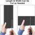 Extra-Wide Edge Protectors for Baby Proofing 6.5ft with 3M Strong Adhesive Tape, Black Safety Guards for Furniture