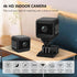 Zyee Syee 4k Security Camera for Home Use, Wireless Indoor Camera with Night Vision, Motion Detection & Real-Time