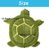 Cute 9.8 Inch Sea Turtle Plush Toys, Soft Stuffed Animals for Kids Birthday Gifts