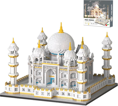 APENGBAOL Architecture Taj Mahal Micro Mini Building Blocks Set,Landmarks Collection, Display Model Gift