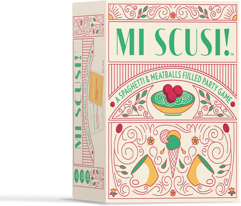 Hilarious Italian Family Card Game - Mi Scusi Party Game for Ages 17+, 4-10 Players