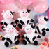 Syhood 6 Pcs 10 Inch Cow Stuffed Animal Plush Toy, Soft Cuddly Cow Plushie Doll, Cute Black and White Gifts for Kids
