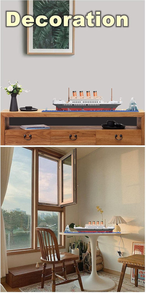 OneNext RMS Titanic Model Large Building Block Set 548pcs 100% Compatible DIY Educational Toys for Adults and Kids Gift