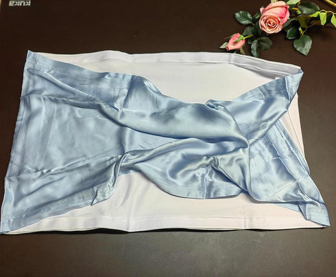 100% Mulberry 22 Momme 01) Silk Crib Sleeve Sheet for Baby Hair, Silk Bassinet Slip for Baby Bald Spots, Soft and Safe