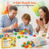 28PCS 1.3 Inch 3-6, LovesTown Large Magnetic Blocks for Toddlers Ages Magnet Building Cubes Montessori STEM Preschool