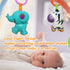 Baby Toys, Cartoon Animal Hanging Rattle Toys, Handbells Baby Rattles, 4 Pack for Infant Travel Stroller