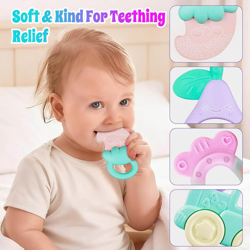 0-6 3-6 6-12 3 4 5 6 Baby Toys Months - Baby Rattles Teething Toys Month Infant Toys Months Teether Toy Month Old