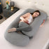 Soft Pregnancy Pillows for Sleeping Support for Back, Belly, HIPS, Legs, J