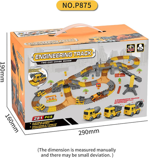 281 3 4 5 6 7 8 9 4 4-6, 3-5, SetKids PCS Race Tracks Construction Toys for Year Old Boys Girls, PCS Truck Car, Tower