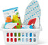 Melissa & Doug 14 Pcs Laundry Basket Pretend Play Set with Wooden Iron and Ironing Board