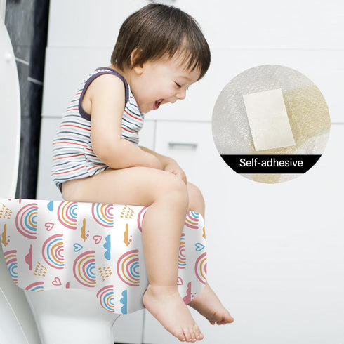 kimitimi 60 Pack Toilet Seat Covers Disposable, Extra Large Waterproof Toilet Cover for Toddlers & Adults, Individually