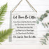 KongMoTree 8x10 Inch(GMS628) Let them be little, Nursery Quotes Wall Art, Nursery Quote Sign, Nursery Sign, Nursery